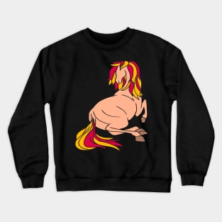 A very nice horse and pony dressage Crewneck Sweatshirt